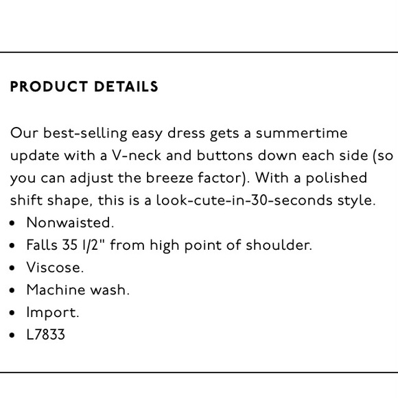 Madewell Black Side Button Easy Dress - Picture 4 of 12